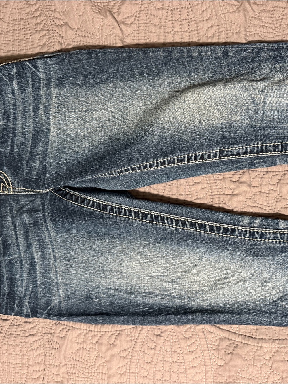 Miss Me Light Wash Blue Straight Leg Jeans